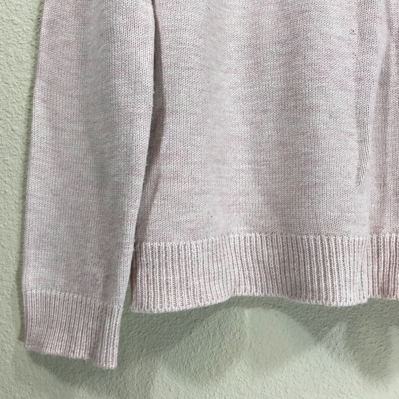 Pink Embroidered Jewelry Sweater blouse shirt top - Picture 4 of 6